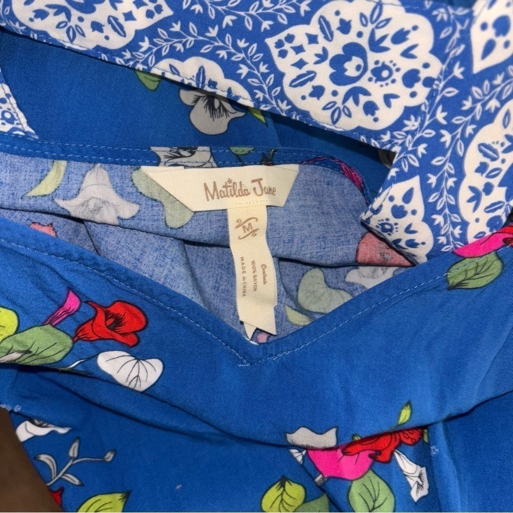 Matilda Jane Brilliant Daydream blue floral sundress, size Size Medium - Picture 4 of 4